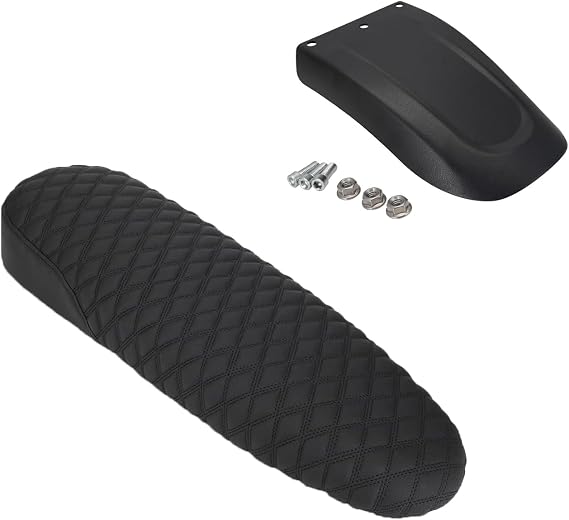 Seat and Front Fender for Super 73,Mudguard and Leather Cushion Saddle for Bike Super73 S1/S2/RX