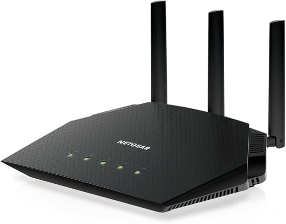 NETGEAR Nighthawk WiFi 6 Router (RAX36) Router Only, AX3000 3 Gbps Wireless Speed Dual-Band Gigabit Internet Covers 2,000 sq. ft., 25 Devices Built-in VPN, USB 3.0, Gaming