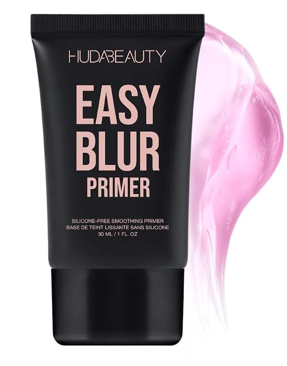 H.U.D.A 1 Easy Blur Primer, Silicone-Free, Ultra-Blurring, Pore-Minimizing Primer Oil Control, 1 Fl Oz