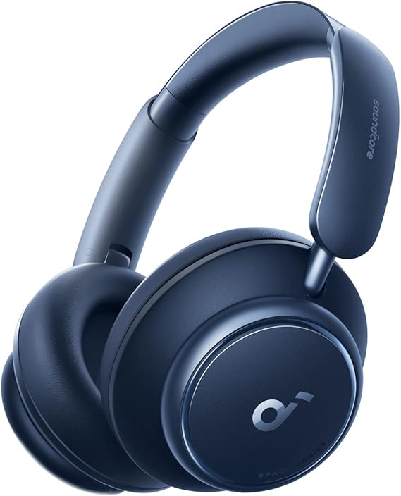 Soundcore by Anker Space Q45 Adaptive Active Noise Cancelling Headphones, Reduce Noise By Up to 98%, 50H Playtime, App Control, LDAC Hi-Res Wireless Audio, Comfortable Fit, Clear Calls, Bluetooth 5.3