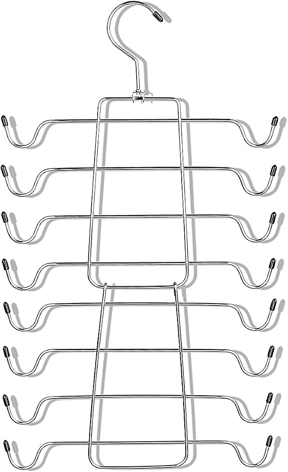 2 Pack Foldable Tank Top Hangers, Closet Organizer for Bras, Cami, Dresses