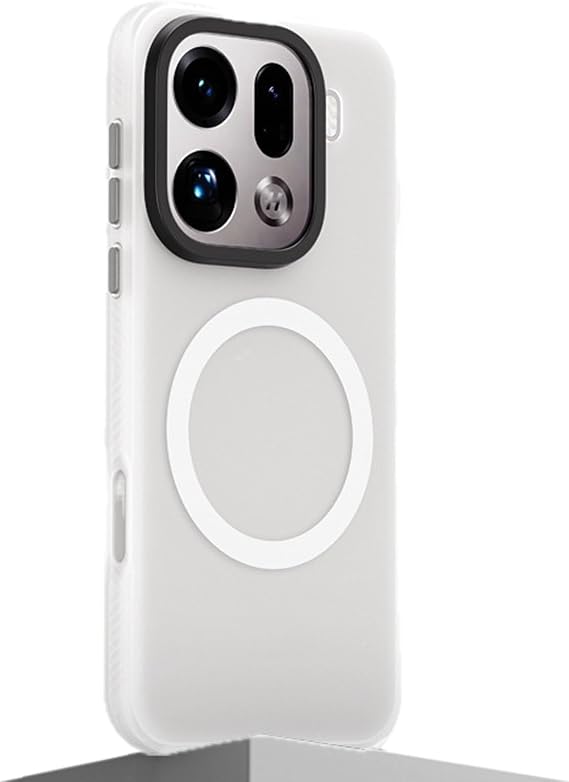 Magnetic Case for OPPO Find X9 Pro,Translucent Matte Hard PC Back Cover