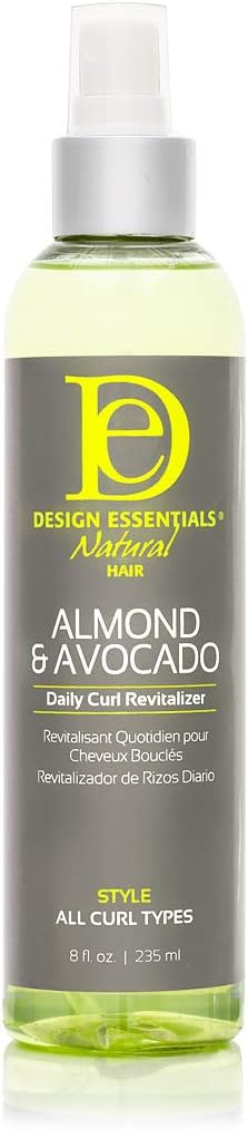 Design Essentials Natural Almond & Avocado Daily Curl Revitalizer, 8 Ounce,Pack of 1