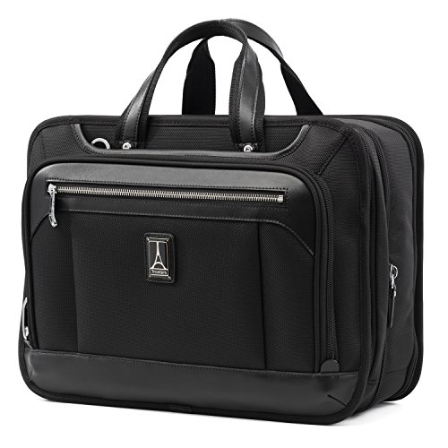 Travelpro Platinum Elite Expandable Business Laptop Briefcase, Fits up to 15.6 Laptop, Work School Travel, Men and Women
