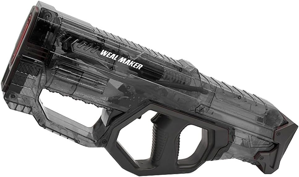 Electric Water Gun, Rechargeable, Automatic Filling Water Gun, Tank Capacity 16.9 fl oz 500 ml, 26.2 - 39.4 ft 8 - 12 m Shooting Distance, Water Play Toy for Children and Adults, Water Play Toy