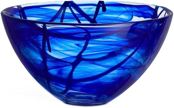 Kosta Boda - Contrast Bowl Large Blue/Blue 35 cm