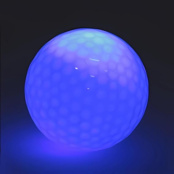 3Pcs Glow in The Dark Golf Balls, Super Bright LED Golf Ball, Night Golf Practice Balls, Lights up for 5-8 Ms per Hit, for Night Golf Lover's Gifts