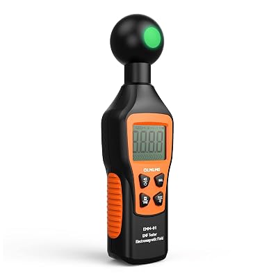 Emf Meter Ghost Hunting Equipment Radiation Detector Digital Electromagnetic Field Radiation Detector Digital LCD Emf Detector Tester for Home Emf Inspections Office Outdoor Ghost Hunting