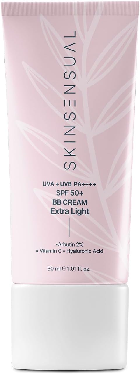 Skin Sensual SPF50+ PA++++ Kapatıcı BB Krem ExtraLight 30ml | Leke Karşıtı, Aydınlık Cilt Görünümü|UVA+UVB Koruma