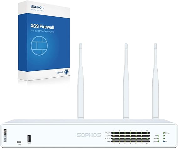 Sophos XGS 136w Next-Gen Firewall with Standard Protection, 1-Year (US Power Cord) (JY1D1CSUS)