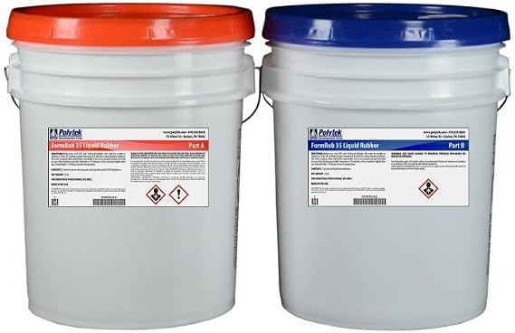 Polytek FormRub 35 Liquid Polyurethane Rubber (80lb Kit)