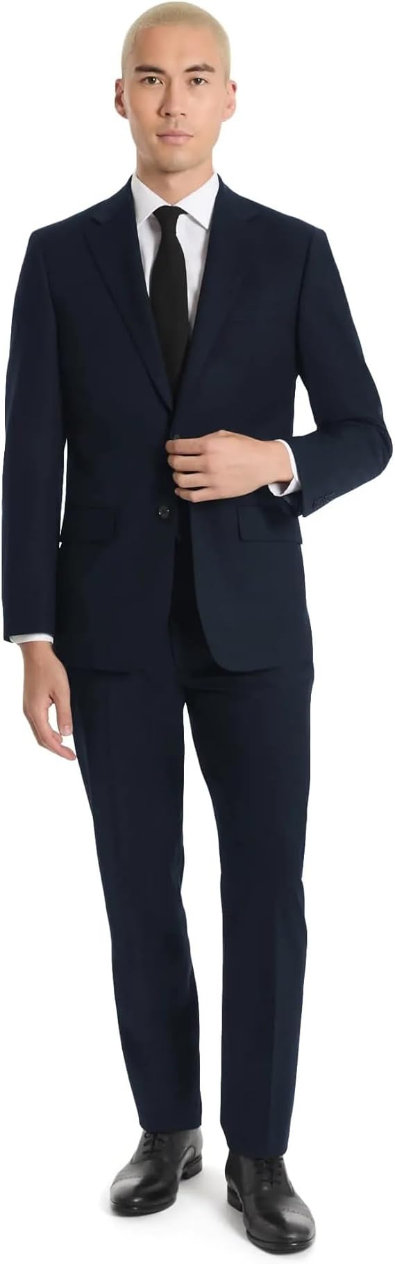 Calvin Klein Slim Fit Suit Separates Jacket, Blue Sharkskin, 36