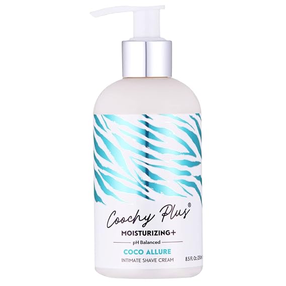 Coochy Plus Coco Allure Intimate Shave Cream Razor Bump Ingrown Hair Care