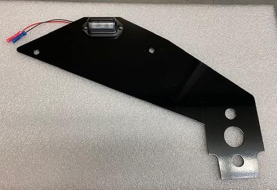 HPC Hummer H2 License Plate Relocation Bracket with LED Light