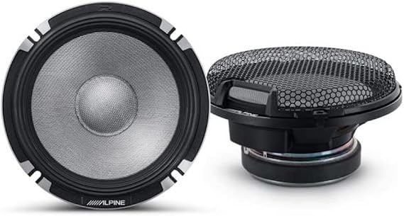 Alpine R2-S652 16,5 cm (6.5”) R-Series PRO 2 Yollu Komponent Hoparlör, Hi-Res Audio, 100W RMS / 300W Peak, 4 Ohm, Profesyonel Ses Sistemi