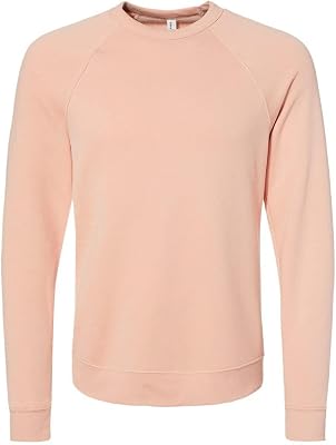 Bella  Canvas 3901 Unisex Sponge Fleece Crewneck Sweatshirt Peach