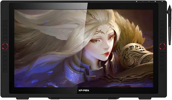 XP-Pen Liquid Tablet 23.8-inch, 2K QHD LCD Pen Tablet, 20 Express Keys, Tilt Detection, Battery-Free Pen, Drawing Software Included, VESA Compatible, Compatible with Windows/Mac, Artist24 Pro