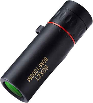 100x24 High Definition Compact Mini Monocular Telescope, Smartphone Holder for Bird Watching Hunting Camping Wildlife