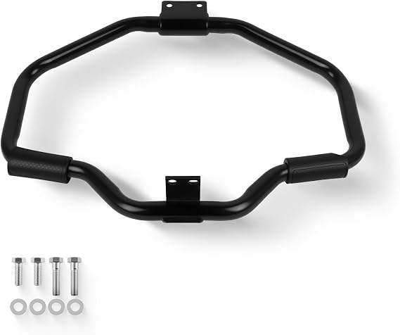 Crash Bar for Harley Sportster, 1-1/4" Mustache Highway Engine Guard Protect for 2004-2023 Sportster 1200, Iron 1200, 883, Iron 883, 48 XL, Superlow, Roadster XL, Seventy Two XL, XR (Black)