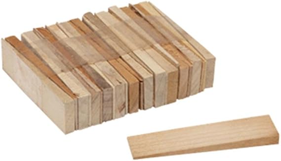 Wood Slate Shims for Pool Tables 25-pack