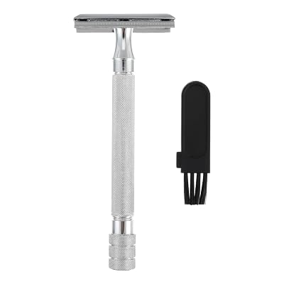 PAMINGONO 2pcs Double Safety for Men Women Ergonomic Sustainable for Smooth Shave Included