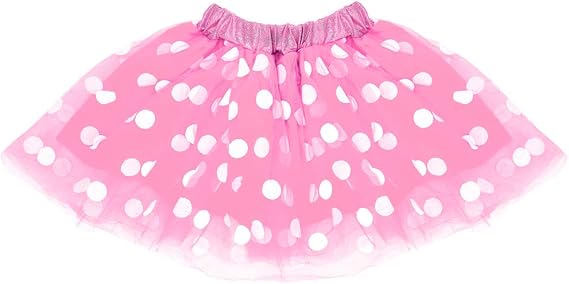 Ladybug Polka Dot Tulle Tutu Lined Skirt, Girls