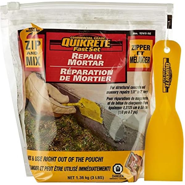 3 lb Zip & Mix Repair Mortar Concrete