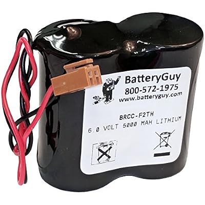 BatteryGuy A06B-6073-K001 Replacement 6V 5000mAh Lithium PLC Battery Brand Equivalent