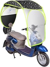 Electric Motorcycle Semi-Closed Umbrella Canopy Awning,Universal Motor Scooter Umbrella Mobility Sun Shade Rain Cover, UV Resistant Protection,T2,B