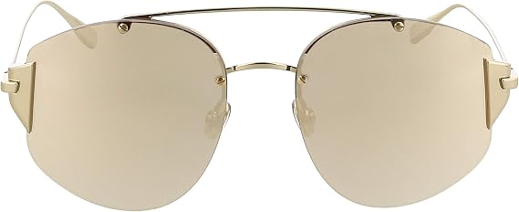 Christian Dior Stronger J5G SQ Sunglasses Gold Frame Gold Mirror Lenses, 58-18-145