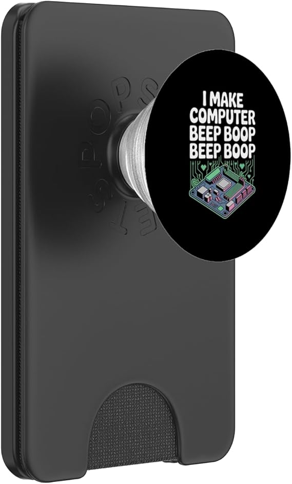I Make Computer Beep Boop Beep Boop Network Engineer PopSockets PopWallet for MagSafe