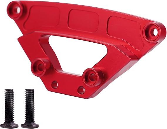6061 Alum Front Bumper Body Plate Mount for 1/14 14301 14302 14303 Series Upgrades Part Red