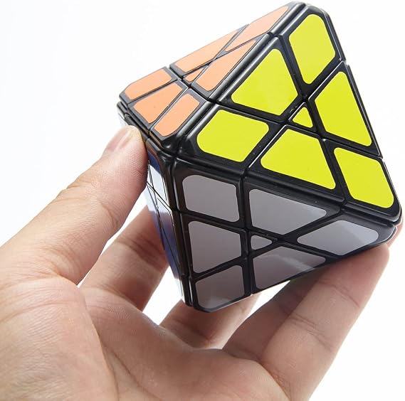 Willking Octahedral 4x4 Speed Cube 4x4x4 Diamond Magic Cube Brain Teasers Educational Toy