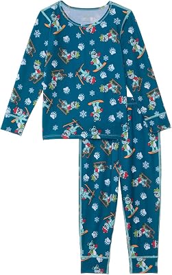 Hot Chillys Toddler Originals Print Moisture-Wicking Thermal Breathable Base Layer Underwear Set Elastic Waistband Flat Seam