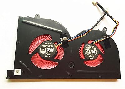 New GPU Cooling Fan for MSI GS63 GS63VR GS73 GS73VR GS62 MS-17B1 MS-17B2 MS-16K2 MS-16K3 Stealth Pro BS5005HS-U2L1 4-pin