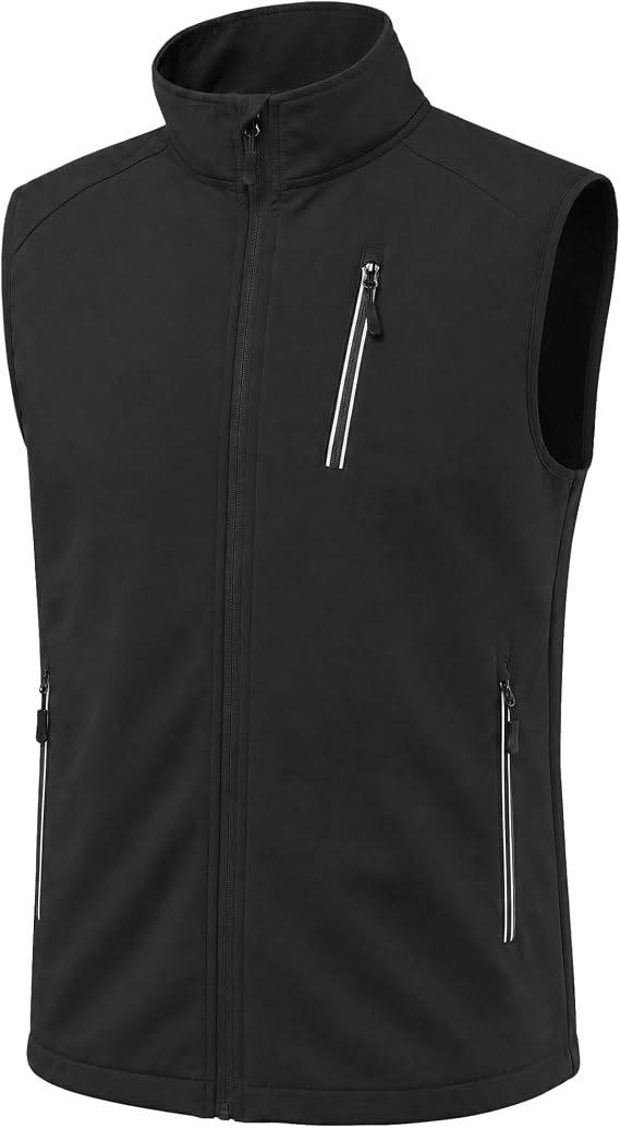Golf Vests For Men Lightweight Softshell Travel Vest