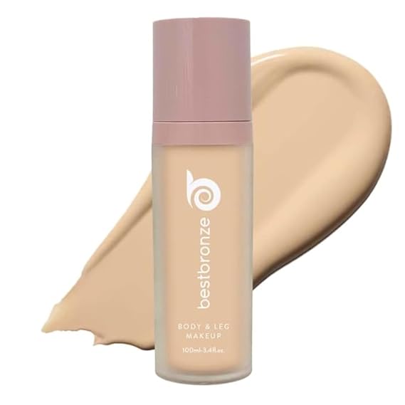 Best Bronze Bombshell Body Makeup - Tattoo Cover Up Makeup & Body Foundation Waterproof - Tattoo Concealer Waterproof for Scars, Varicose Veins Cover Up & Leg Foundation (NC13 Fair Beige Golden)