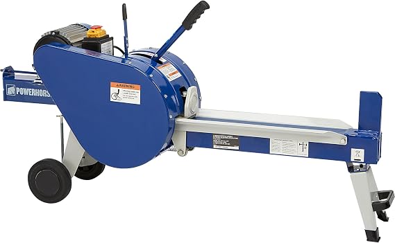 Powerhorse Horizontal Double Flywheel Kinetic Electric Log Splitter - 7-Ton, 15 Amp, 120V Motor