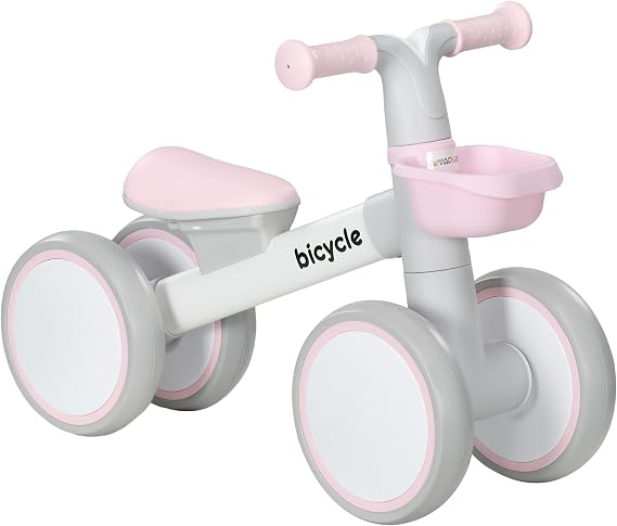 AIYAPLAY Kids Balance Bike for 1-3 Years Old with Adjustable Seat