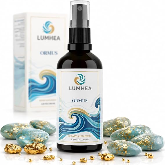 Ormus Gold Elixir Liquid Supplement, Monoatomic Gold & Marine Minerals Concentrate, for Clarity, Focus & Natural Energy, 3.34 fl oz (100 mL) Pump Dispenser, cGMP Formulated