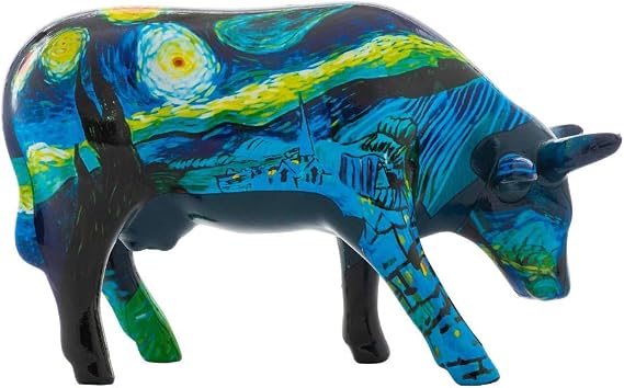 CowParade Vincet's Cow (Medium Ceramic)