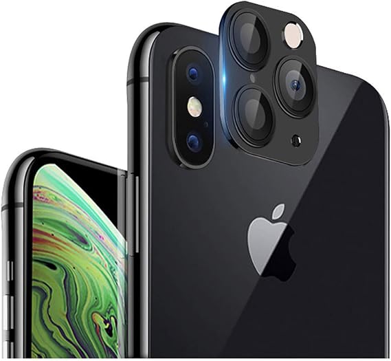 iPhone XR/X Convert to iPhone 11/11 Pro/11 Pro Max Lens Sticker, Camera Lens Protector for iPhone XR/X/XS/XS Max,Upgraded Camera Cover Anti-Scratch Tempered Glass film,Change to New iPhone