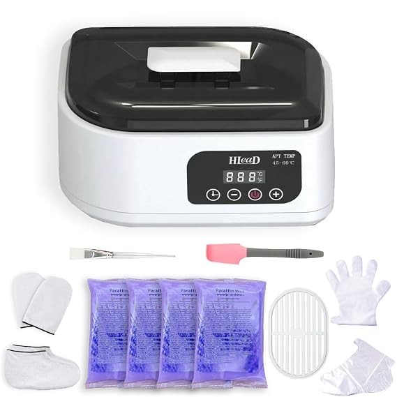 Paraffin Wax Machine for Hand and Feet,Touchscreen Paraffin Wax Warmer with Wax Moisturizing Paraffin Spa Wax Bath Kit, Large Capacity at Home for Smooth and Soft Skin