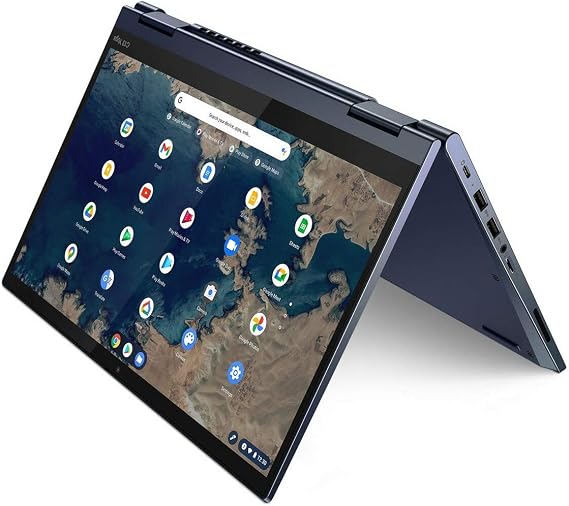 Lenovo ThinkPad C13 Yoga Chromebook Laptop with 13.3" 4K Touchscreen (UHD 3840x2160, OLED, 400 nits), AMD Ryzen 7 3700C Processor, 256GB SSD, 16GB RAM, Wi-Fi 6, Backlit Keyboard, Fingerprint, Stylus