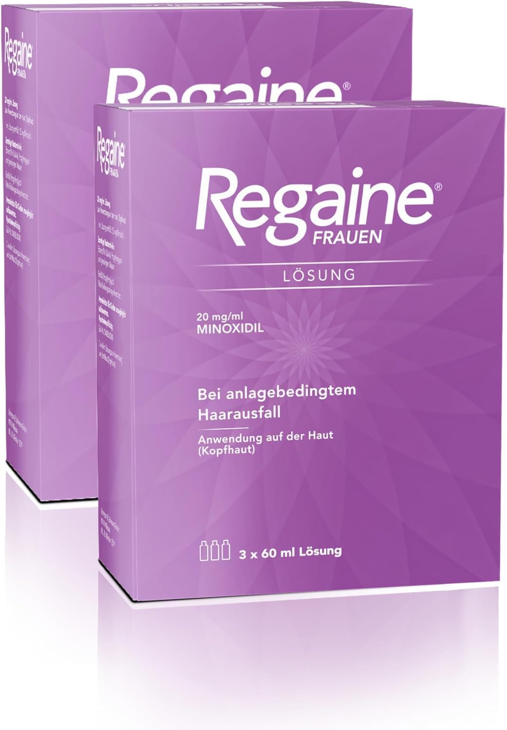 Regaine Womens Solution Stops Hereditary Hair Loss 6 Months Supply with 2% Minoxidil Stimulates Hair Growth with 3 Applicators for Targeted Application