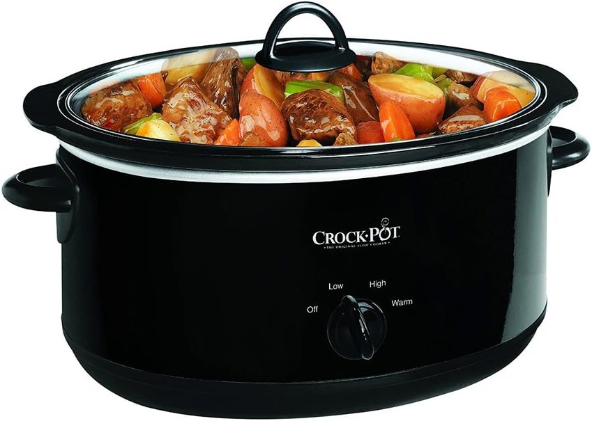 Clockpot Manual 8 Quart Slow Cooker Black