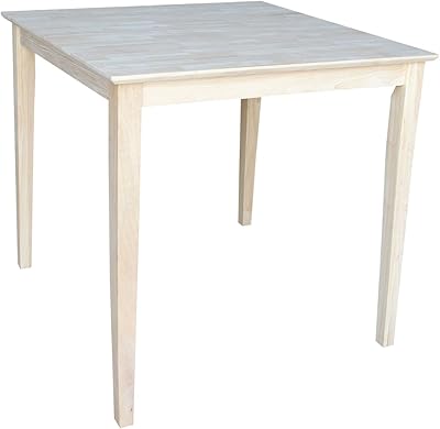 IC INTERNATIONAL CONCEPTS Solid Wood Top Table