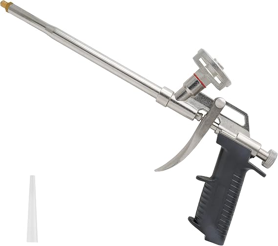 PU Spray Foam Gun, 12.6" Aluminum Alloy Sealant Applicator with Tip