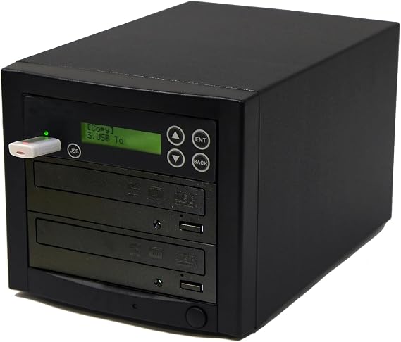 EZ DUPE 1 to 1 Media Maven Duplicator - USB to DVD Disc Copier D901-SSP | Standalone Disc / USB Flash Memory Thumb Drive to Optical Disc (CD / DVD) Storage Backup Copier & Media Converter