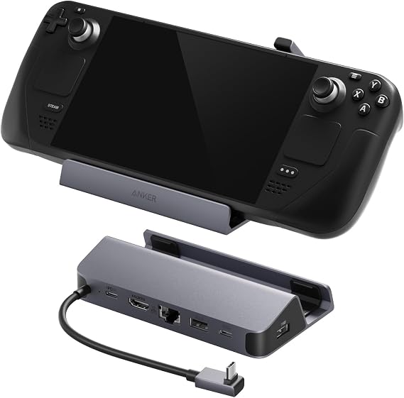 Anker Steam Deck Dock, 6-in-1 4K@60Hz HDMI Docking Station for Steam Deck
